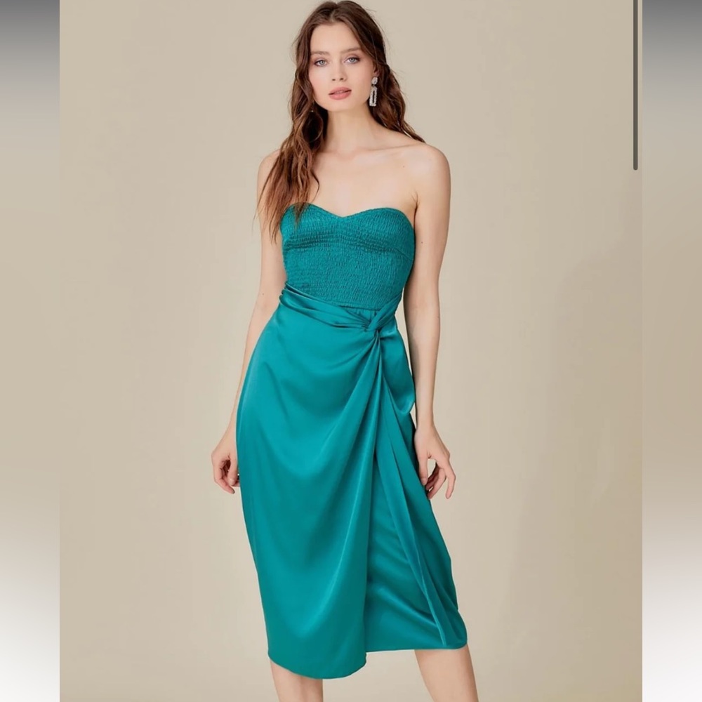 Smocked Tube Dress
